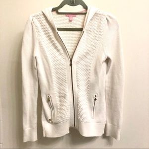 Lilly Pulitzer hooded zip-up sweater - Small
